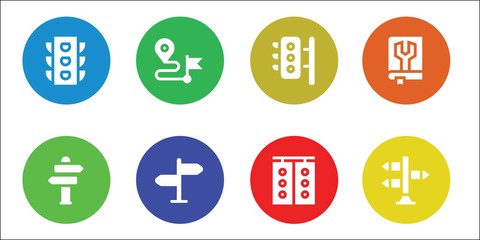 Modern Simple Set of guidance Vector filled Icons