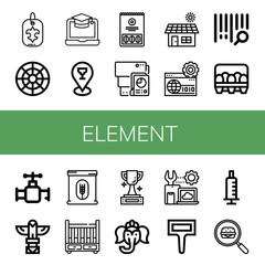 element icon set