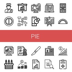 pie icon set