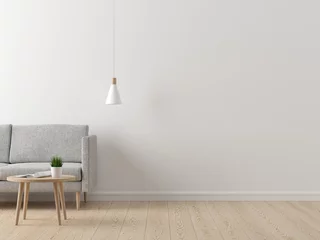 Fotobehang Per kamer Interior of living, modern mock up scene with empty space for text  © 8_visual