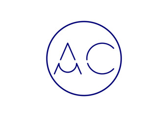 A-C Initial Letter Logo design vector template, Graphic Alphabet Symbol for Corporate Business Identity
