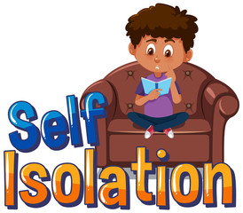 Self isolation to avoid spreading corona virus