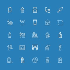 Editable 25 spray icons for web and mobile