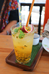 passion fruit juice, passion fruit soda