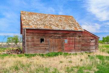 Old Abandoned Farm Building