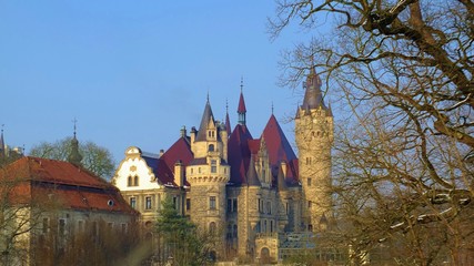 Obraz premium Pałac w Mosznej koło Krapkowic Polska