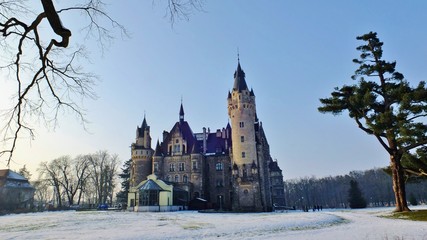 Pałac w Mosznej koło Krapkowic Polska © Roman