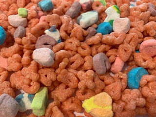 colorful cereals background