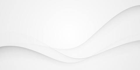 Gray Silver wave abstract vector background