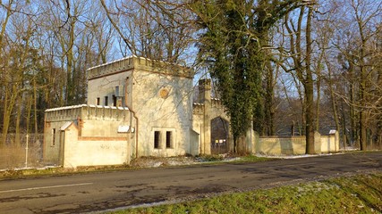 Naklejka premium Pałac w Dobrej koło Krapkowic Polska