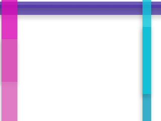 Colorful template, striped layer overlay