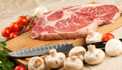 Raw fresh meat steak Ribeye