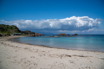 爪木ヶ崎海岸の風景
