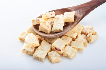 A pile of delicious nougat