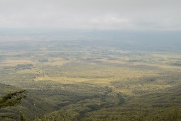 Scenic mountain landscapes against sky in rural Kenya, Oloroka Mountain Range, Kajiado, Kenya