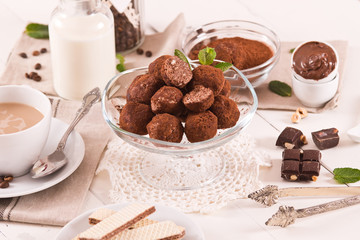 Chocolate truffles.
