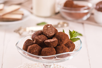 Chocolate truffles.
