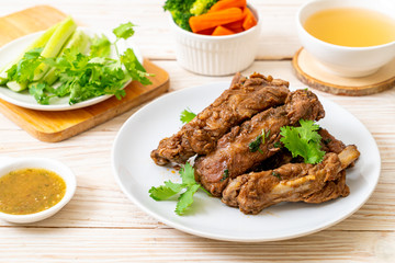 Baked Pork Ribs with Sauce
