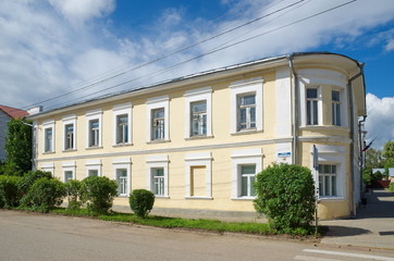 Fototapeta na wymiar Children's and youth sports school in Mosalsk. Kaluga region, Russia