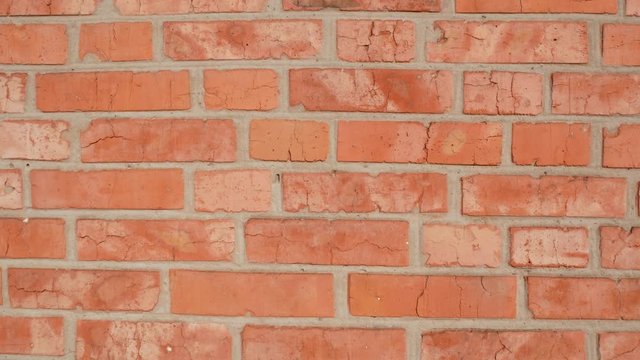 Red brick wall for background texture