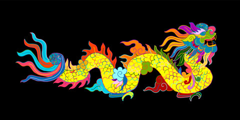 Chinese dragon for your design