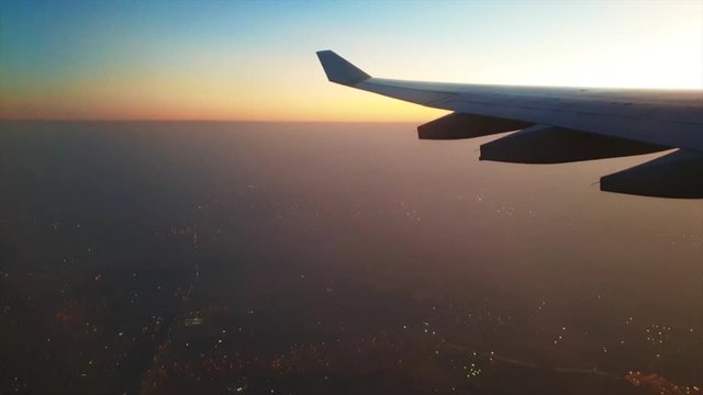 Smog problem in Chiang Mai Thailand view from aerial plane