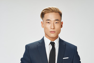 portrait of a handsome businessman