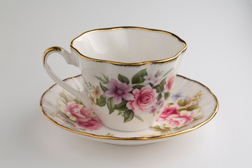 Empty cup for coffee and tea