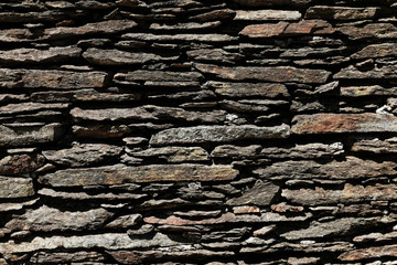 slate rock stone wall  as a background for text, space for text, no person, vertical