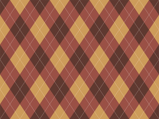 Argyle pattern seamless. Fabric texture background. Classic argill vector ornament