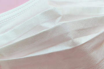 white filter of medical hygiene face mask
