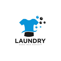 Laundry Logo Icon Design Vector