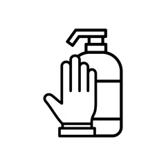 Cleaning Hand Soap Wash icon vector design templates