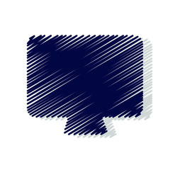 Computer monitor hand drawn solid icons. Stroke vector elements for trendy and modern design. Vector hand drawn solid icons isolated on a white background. Vector illustration. Vintage texture icons