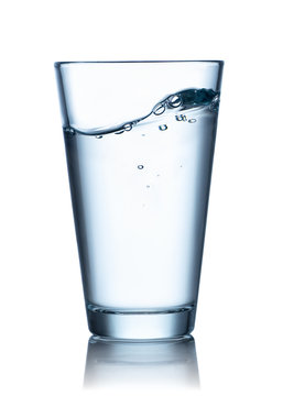 water in glass