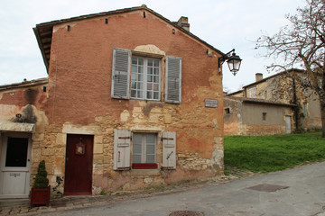house in the citadel of blaye (france)