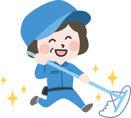 二頭身_清掃員B02