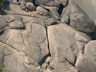 Rocks of the Stolby nature reserve, Krasnoyarsk, Russia