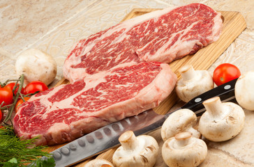 Raw fresh meat steak Ribeye