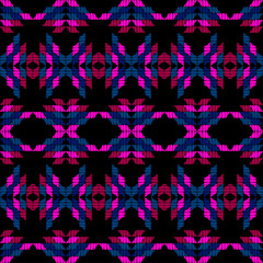 Aztec elements. Ethnic boho ornament. Seamless background. Tribal motif. Vector illustration for web design or print.