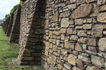 Fototapeta na wymiar old stone wall