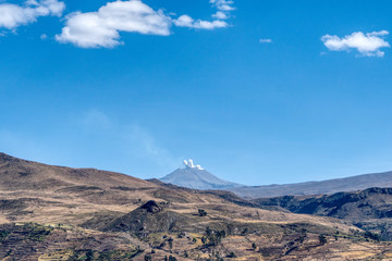 Eruption of the volcano Sabancaya (meaning &lsquo;tongue of fire&rsquo; or &lsquo;spitting volcano&rsquo; in Quechua) on the 10th of June, 2019.  Another round of eruption is beginning. (4/6)