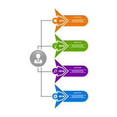 Business data visualization. Process chart. Abstract elements of graph, diagram with steps, options, parts or processes. Vector business template for presentation. Creative concept for infographic.