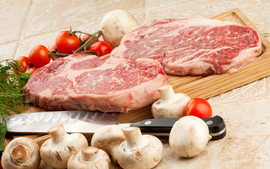Raw fresh meat steak Ribeye
