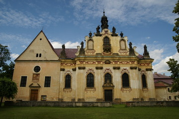Fototapeta na wymiar Castle in Mnichovo Hradiště