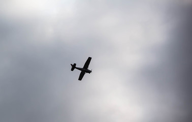 small retro airplane