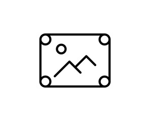 Gallery line icon
