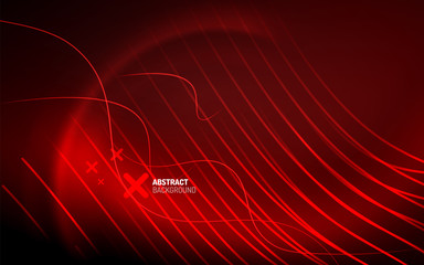 Abstract background - neon line design for Wallpaper, Banner, Background, Card, Book Illustration, landing page