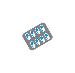 Drugs related icon on background for graphic and web design. Creative illustration concept symbol for web or mobile app