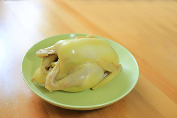 steamed salt chicken, one of chinese cusines